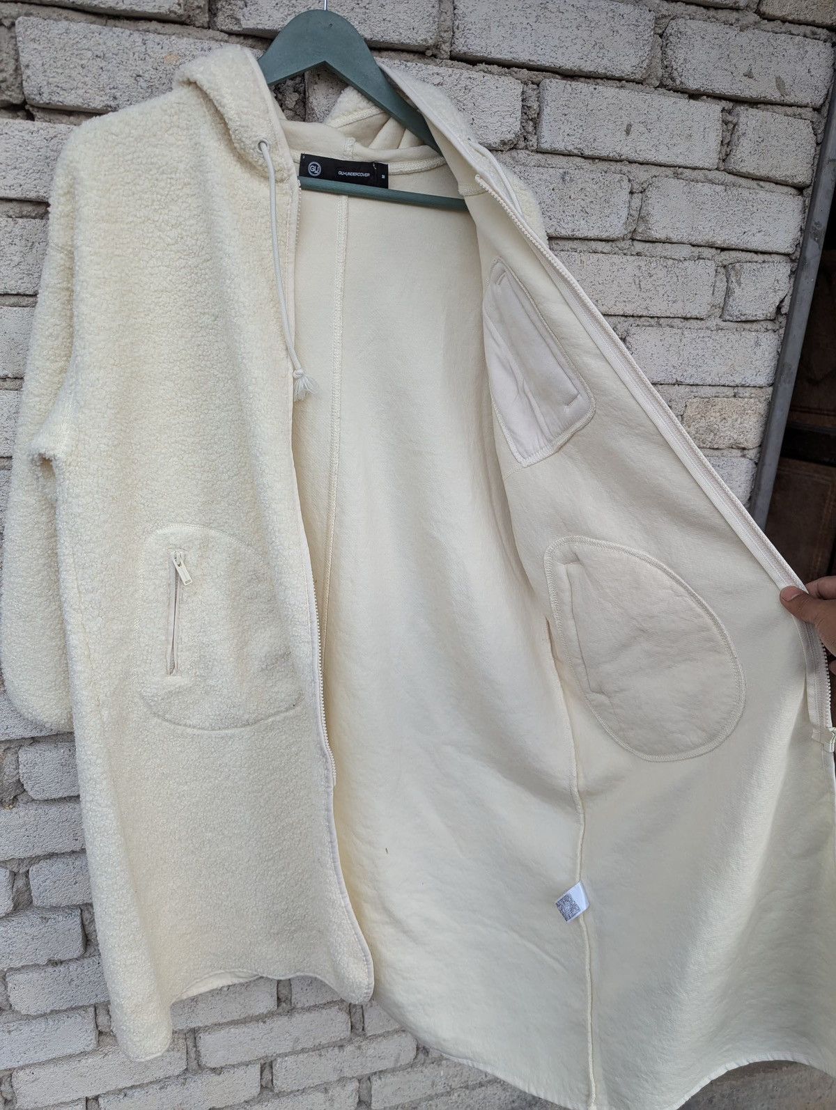 GU × Undercover Gu Undercover Deep Pile Long Fleece Jacket Hoodie Size US M / EU 48-50 / 2 - 8 Thumbnail