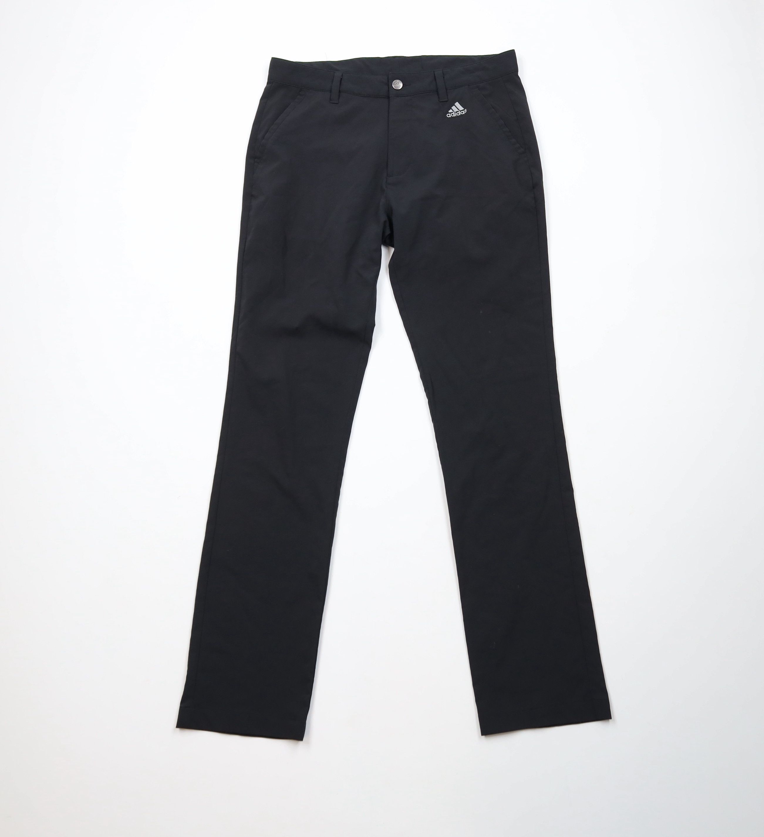 Adidas × Vintage Adidas Golf Spell Out Tech Golfing Chino Pants Black Size US 30 / EU 46 - 1 Thumbnail