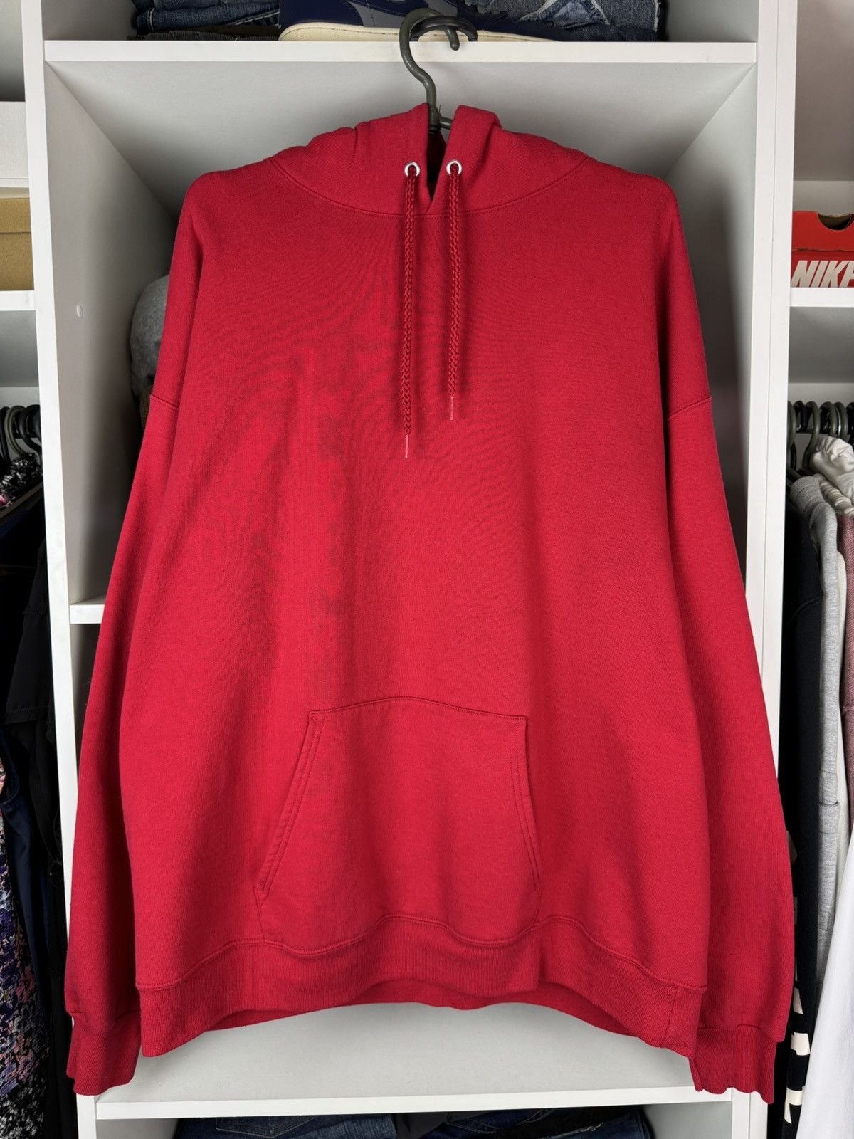 Hanes Hanes Red Blank Hoodie Size US XL / EU 56 / 4 - 1 Thumbnail