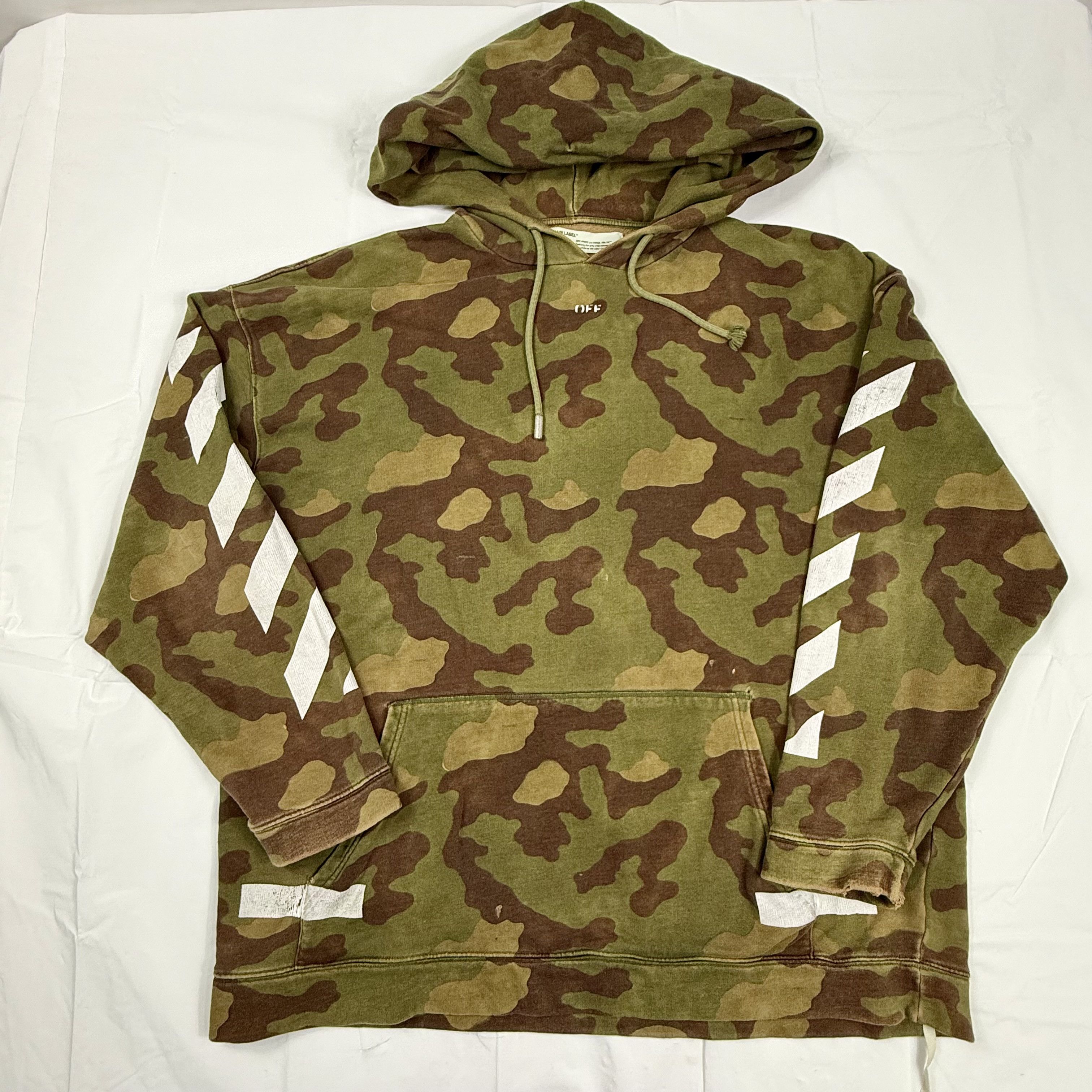 Off-White Off-White Seeing Things Camo Hoodie XXL Size US XXL / EU 58 / 5 - 2 Thumbnail