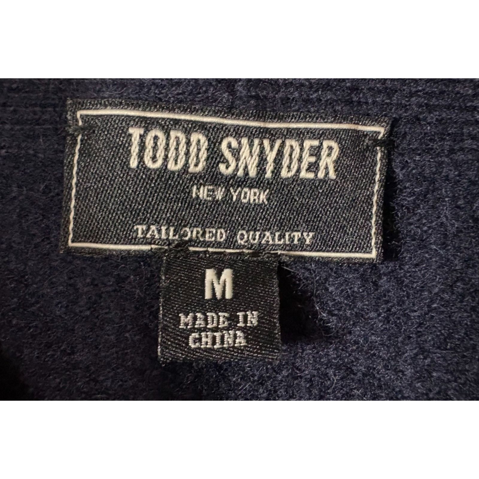 Todd Snyder Todd Snyder 100% Cashmere shawl Neck Cardigan Sz M color Nav Size US M / EU 48-50 / 2 - 2 Thumbnail