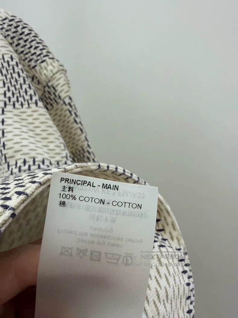 Louis Vuitton Louis Vuitton Beige Checker Denim Jacket Size S / US 4 / IT 40 - 7 Thumbnail