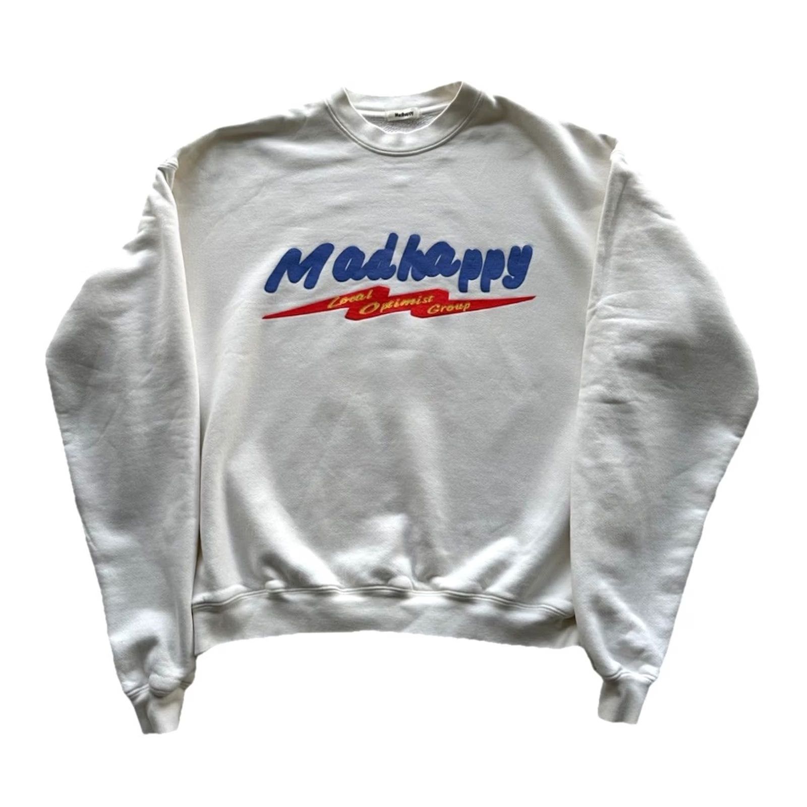 Madhappy Madhappy Sweatshirt Pullover Regular Size S White Relaxed Fit Women's Activewear RARE Size S / US 4 / IT 40 - 2 Thumbnail