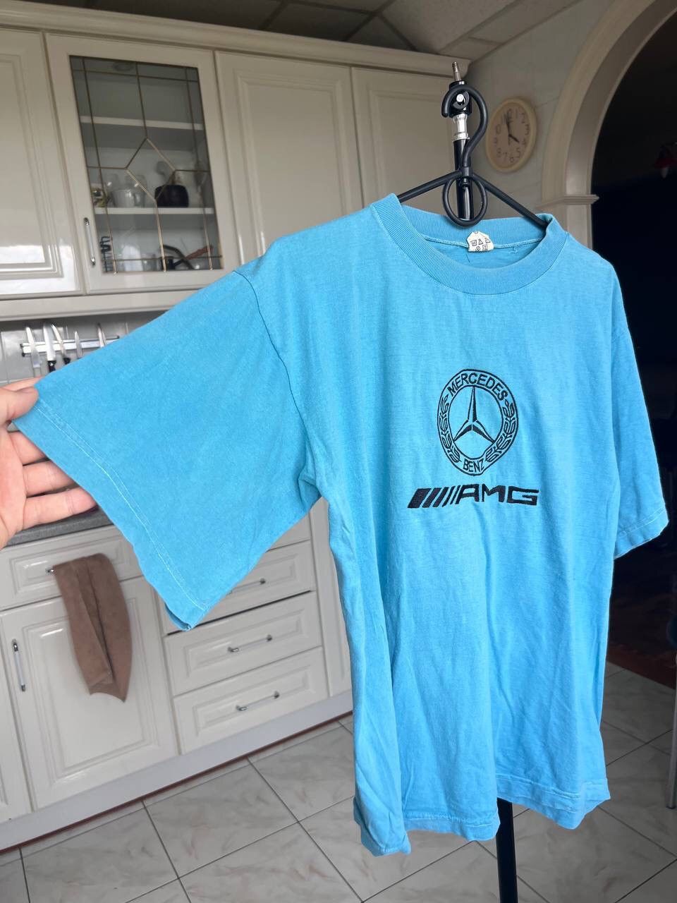 Mercedes-Benz × Vintage 90s Vintage Mercedes Benz AMG Racing T-Shirt Size US S / EU 44-46 / 1 - 2 Thumbnail