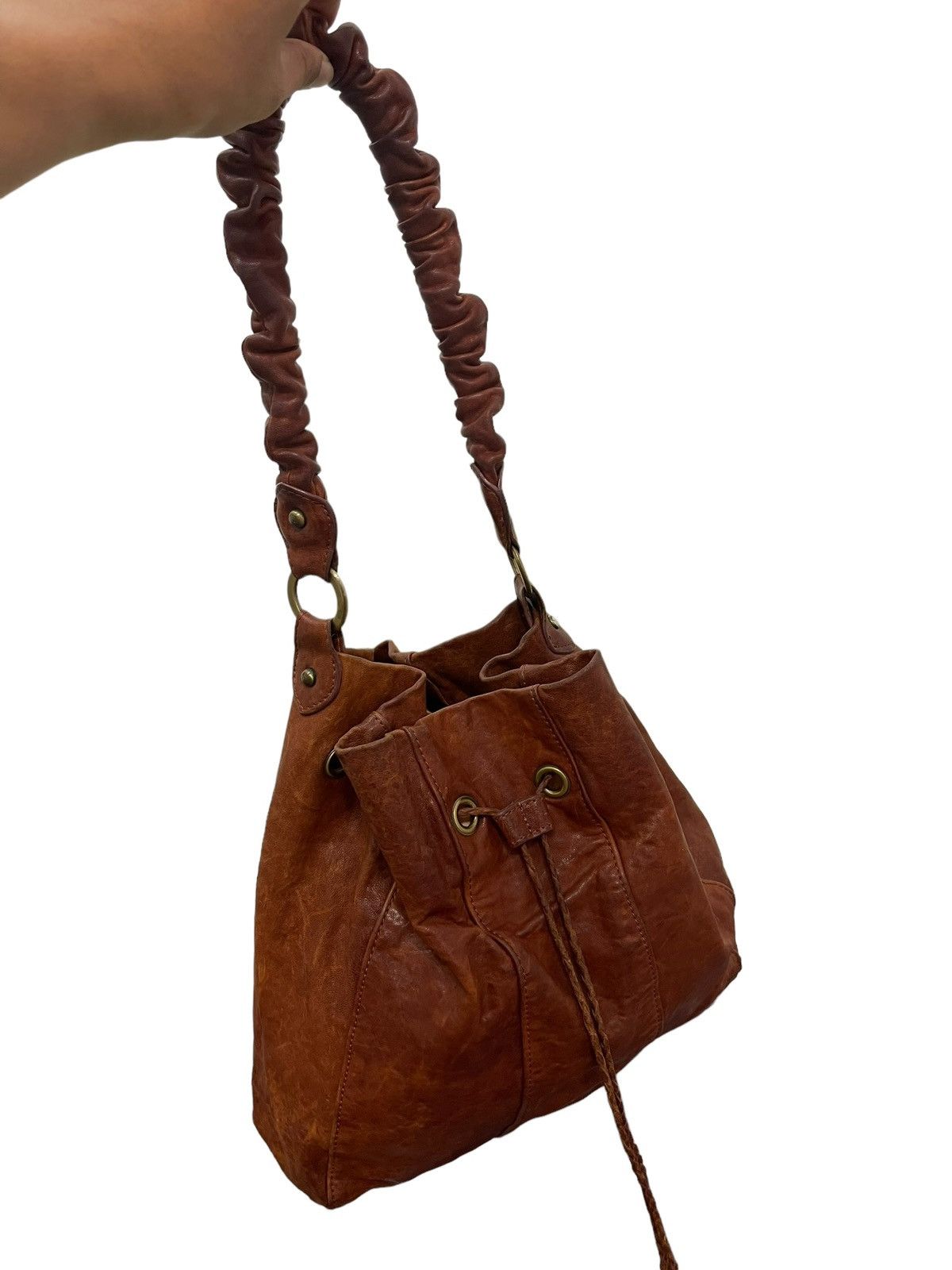 Leather Full Leather Patina He ; Pt Shoulder Bag 2🟩 Size ONE SIZE - 2 Thumbnail