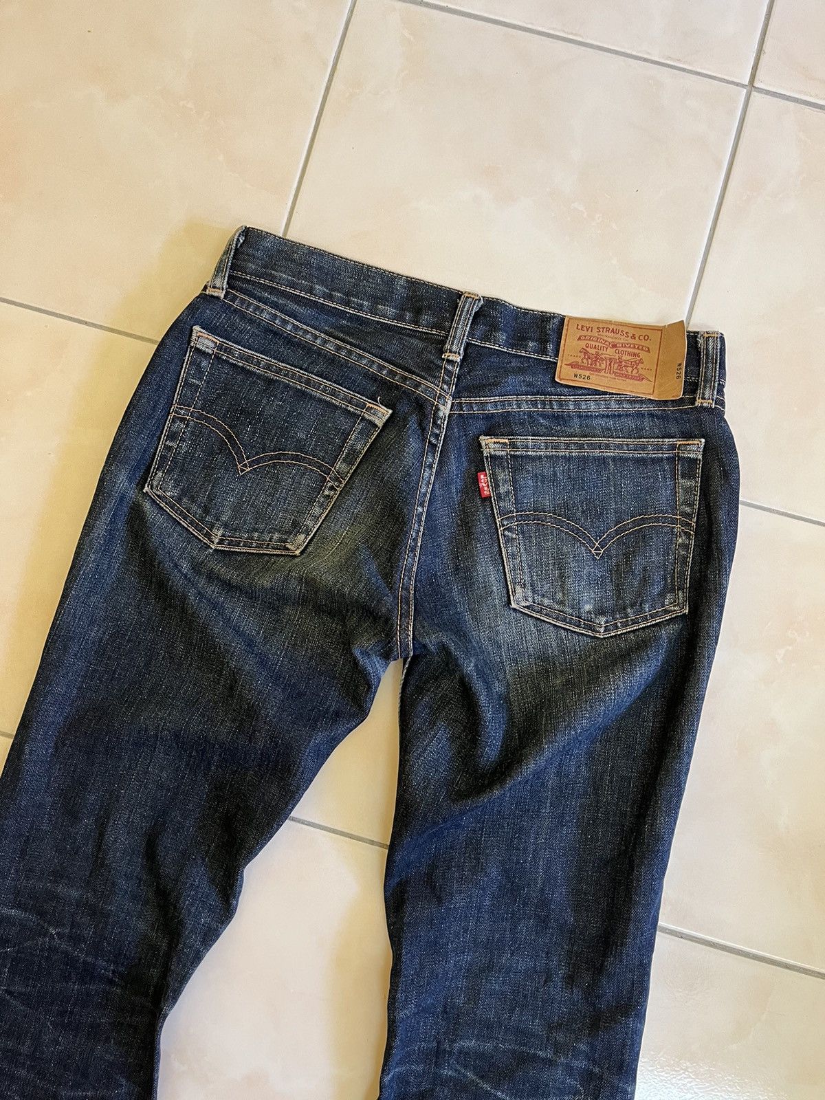 Levi's × Vintage ❤️‍🔥SEND OFFER ❤️‍🔥 LEVIS BOOTCUT DENIM JEANS Size 29" - 7 Thumbnail