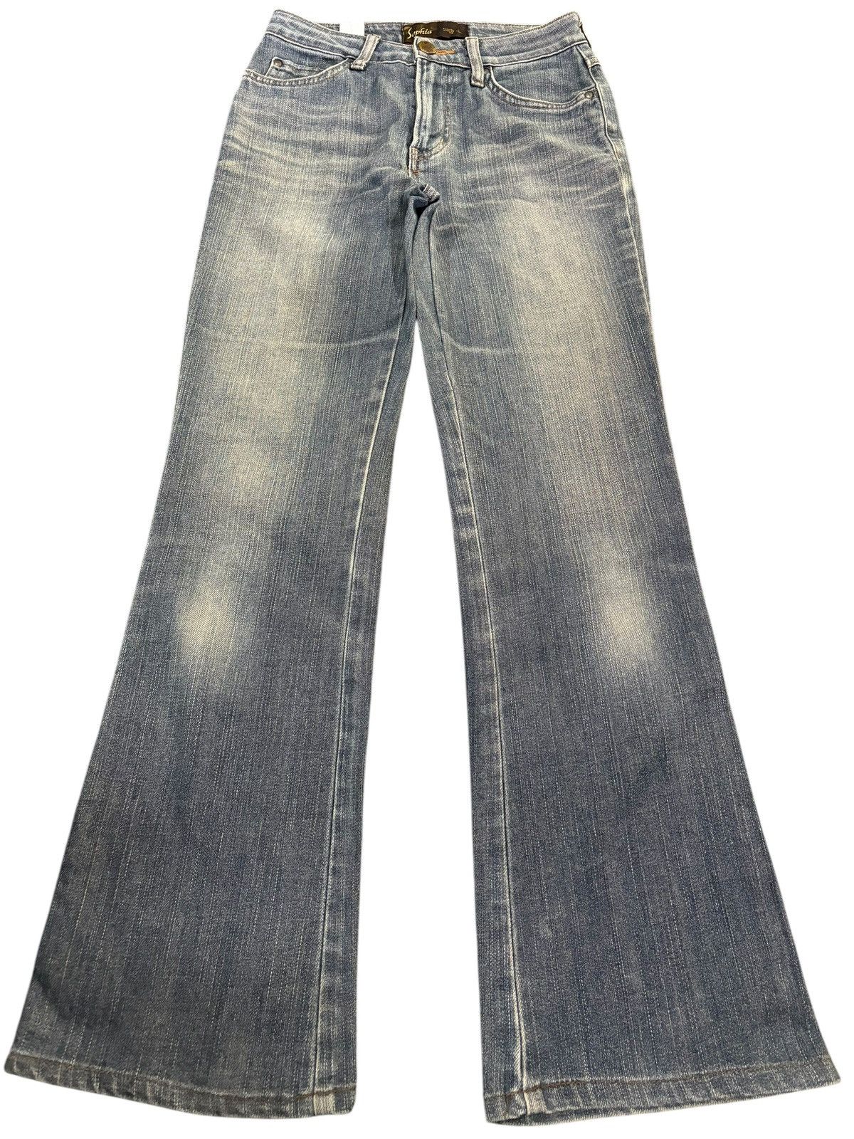 Edwin × Japanese Brand × Seditionaries Vintage Y2k Edwin Sophia Bootcut Flared Faded Jeans Size US 26 / EU 42 - 1 Thumbnail