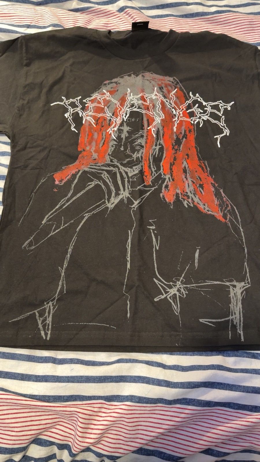 Revenge Born Sinners Longsleeve Black Tee Size US L / EU 52-54 / 3 - 2 Thumbnail