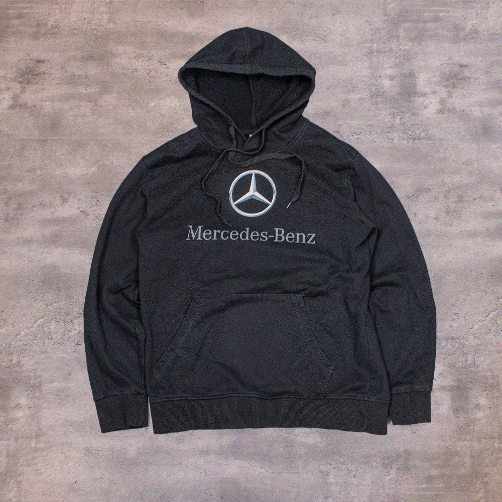 Y2K 2000's 00's Mercedes Benz Black Hoodie