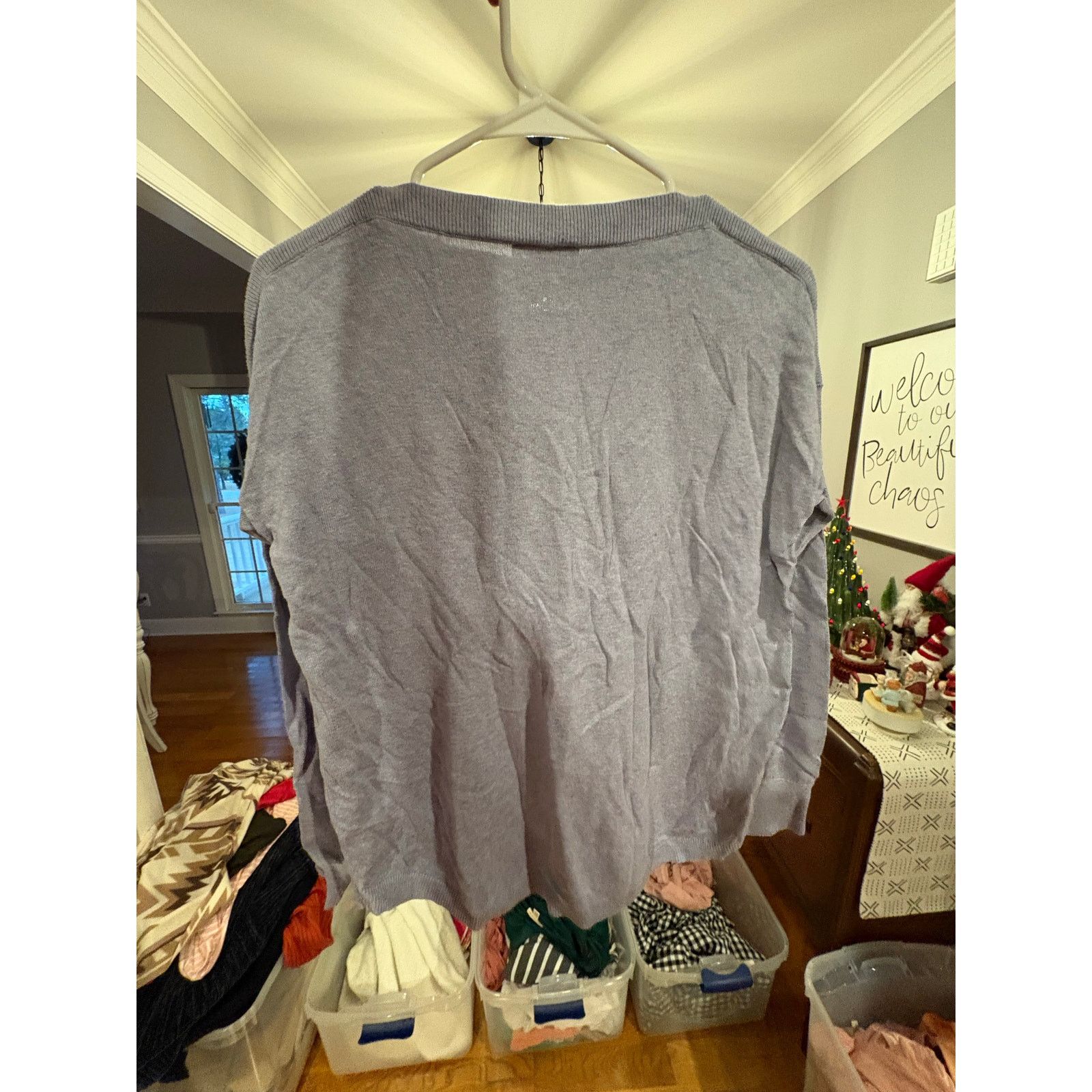 Loft LOFT Outlet Gray Sweater Women’s Small Long Sleeve Size S / US 4 / IT 40 - 4 Thumbnail