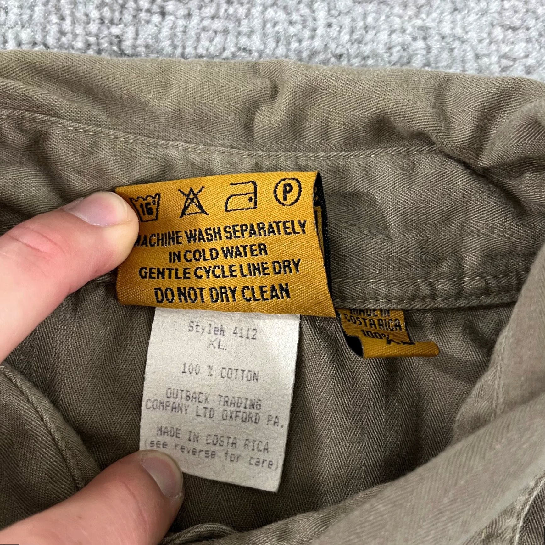 Vintage Outback Trading Jacket Mens XL Brown Snap L/S Workwear Western Bush Outfitters Size US XL / EU 56 / 4 - 3 Thumbnail