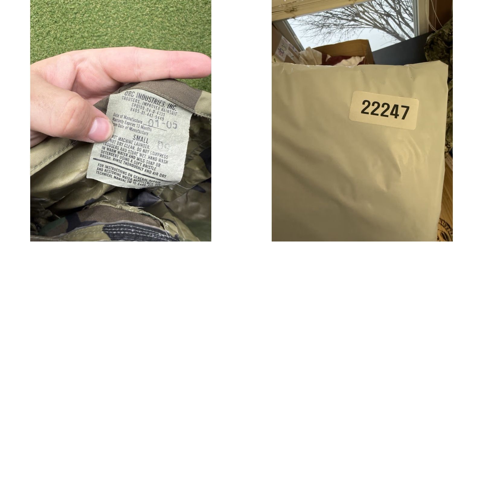 Vintage VINTAGE Army Gore-Tex Trousers Small Reg Men Pants Size US 29 - 8 Thumbnail