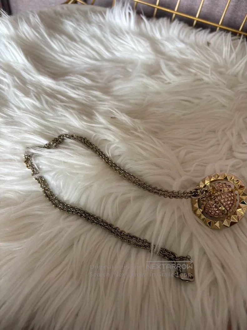 Vivienne Westwood Vivienne Westwood Large Pink Gold Mayfair Orb Knit Necklac Size ONE SIZE - 5 Thumbnail
