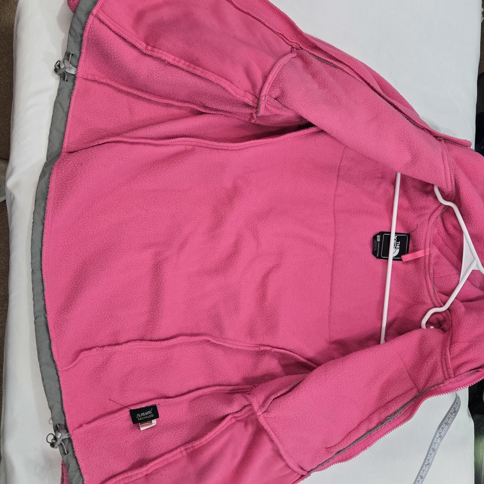 The North Face The North Face Women's Fleece Jacket Pink & Gray Large Size L / US 10 / IT 46 - 10 Thumbnail