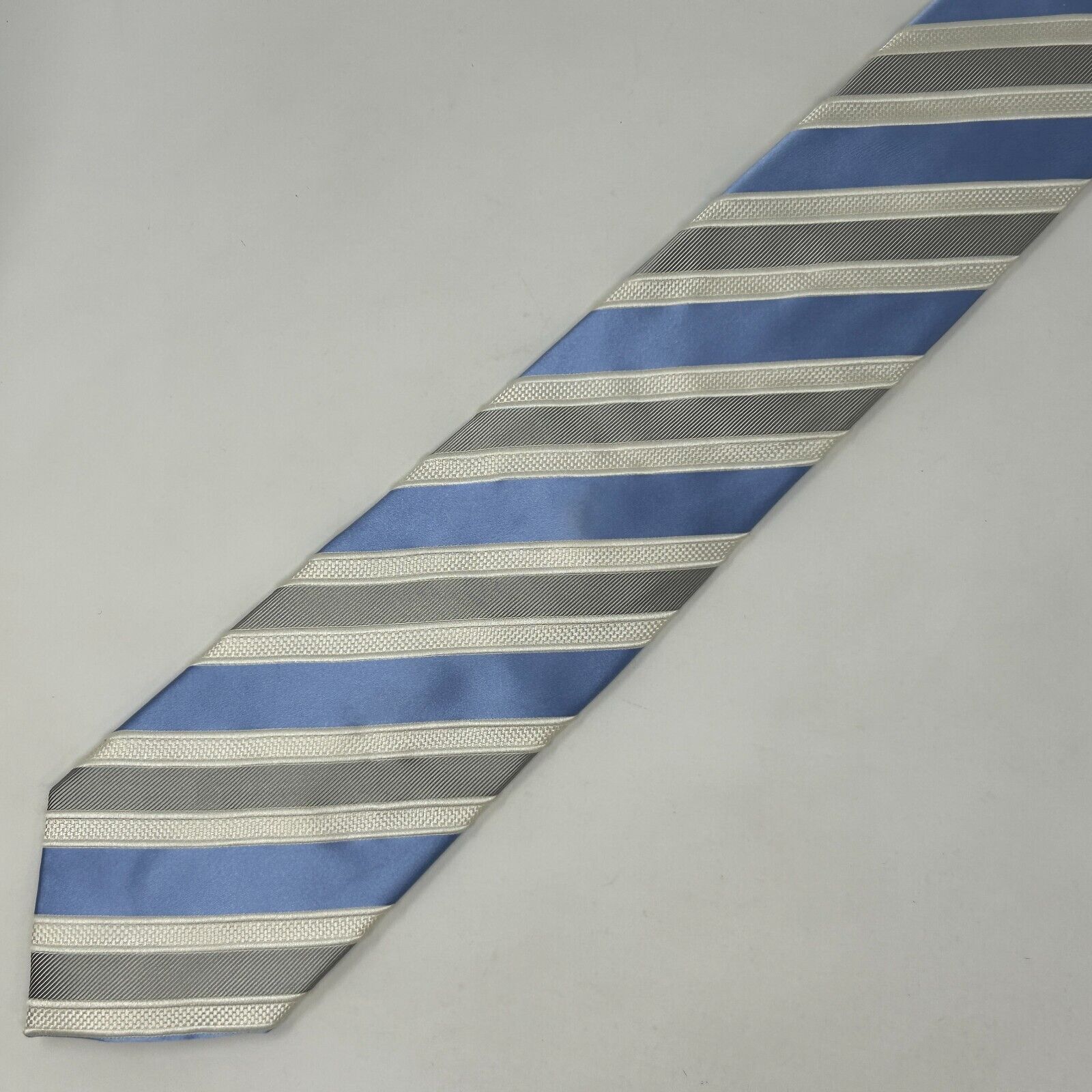 Donald Trump Donald J Trump Signature Collection Necktie Blue Silver Size ONE SIZE - 2 Thumbnail