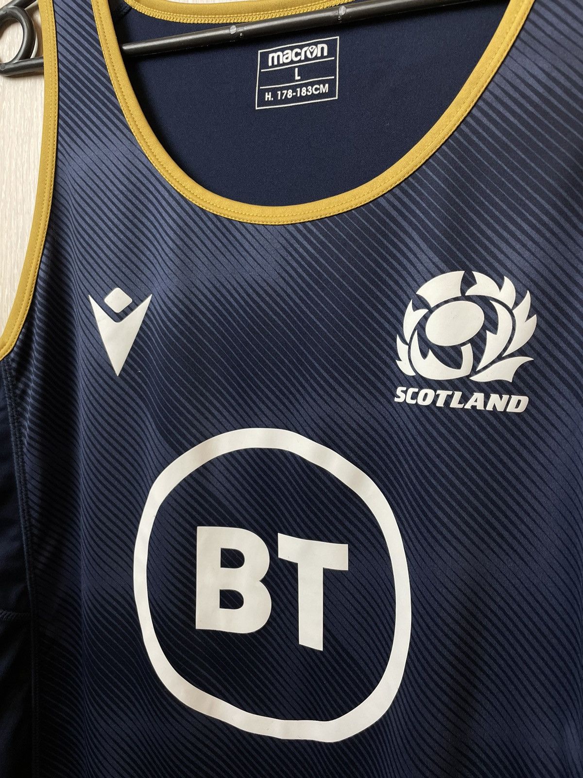 Macron Vintage Macron Scotland National Team Rugby Jersey Shirt Size US L / EU 52-54 / 3 - 2 Thumbnail