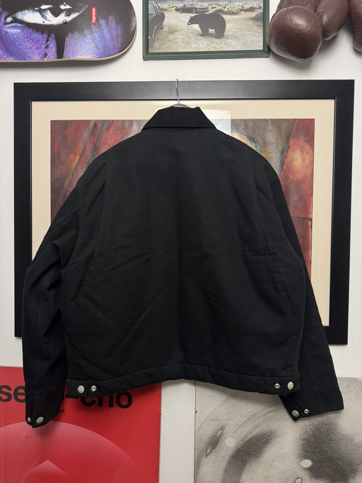 Carhartt Carhartt Detroit Jacket Black Boxy Fit Workwear Oversize Y2k Size US M / EU 48-50 / 2 - 3 Thumbnail