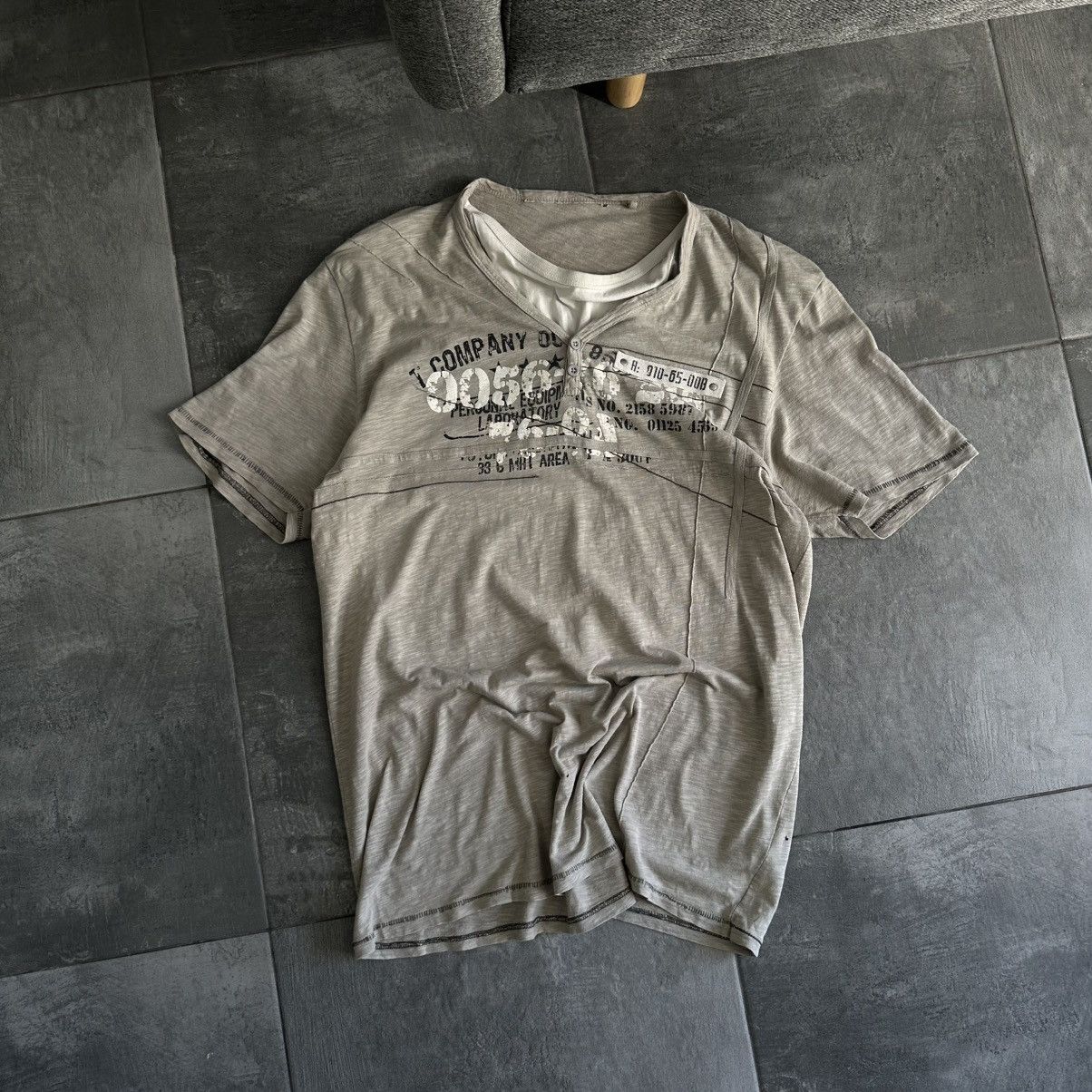Japanese Brand × Vintage Vintage Japanese Style T-shirts Grunge Avantgarde Y2K 00s Size US L / EU 52-54 / 3 - 3 Thumbnail