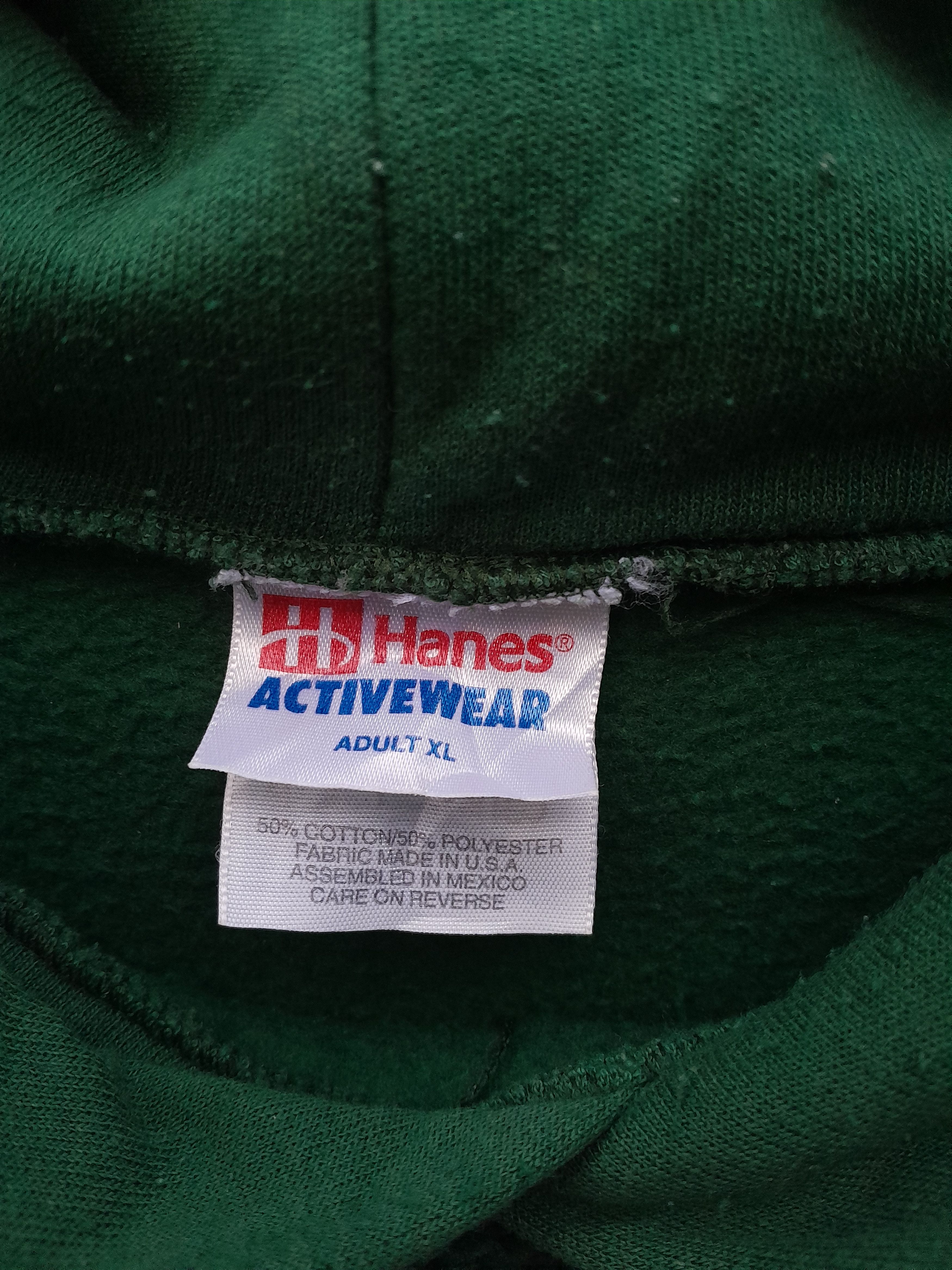 Rap Tees Vintage 90s Hanes Center Classic logo hoodie Size US XL / EU 56 / 4 - 3 Thumbnail