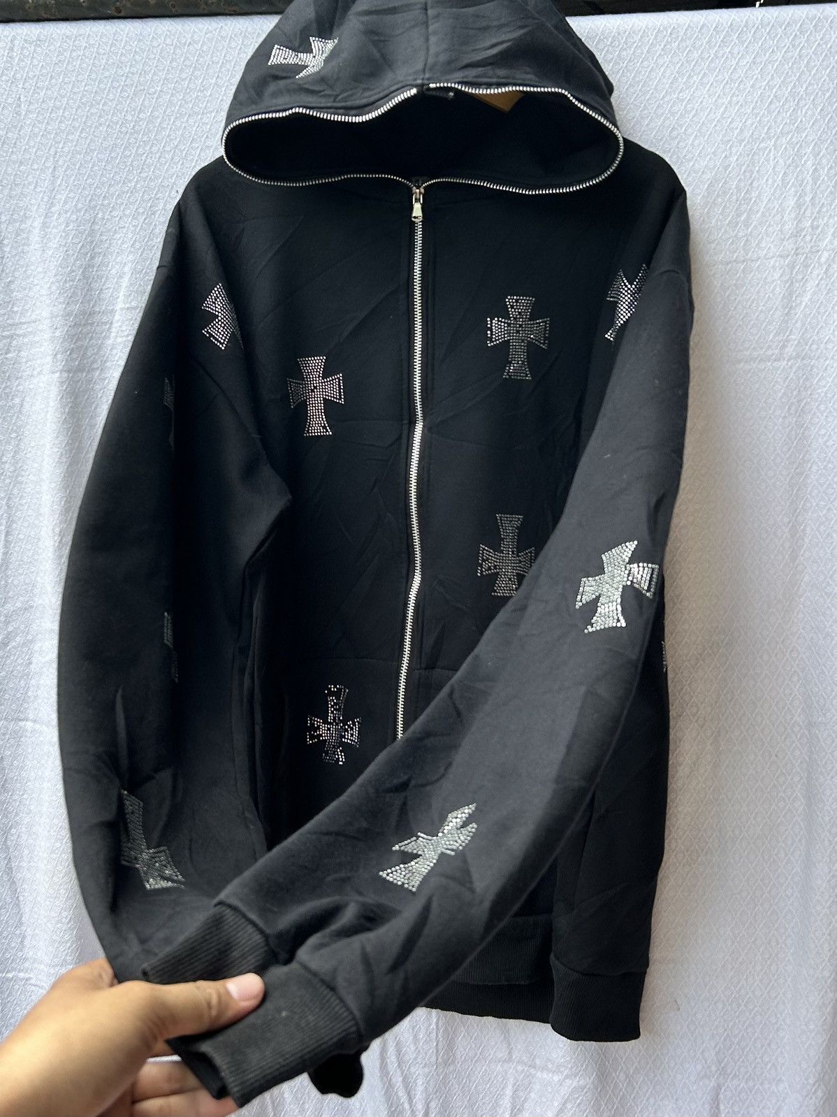 If Six Was Nine 🖤BLACKDAY🖤 hoodie fullzip cross style Ifsixwasnine lgb Size US XL / EU 56 / 4 - 6 Thumbnail