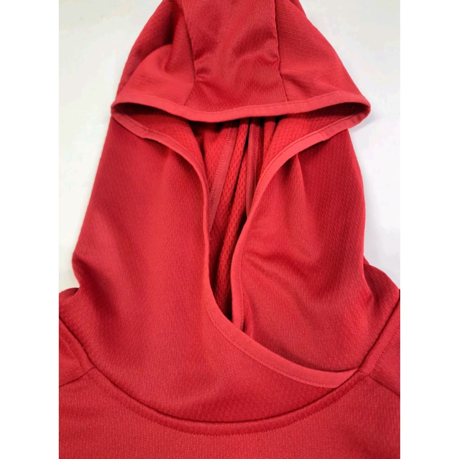 Adidas Adidas Womens Long Sleeve Hooded Pullover Maroon Climawarm Large #6373 Size L / US 10 / IT 46 - 5 Thumbnail