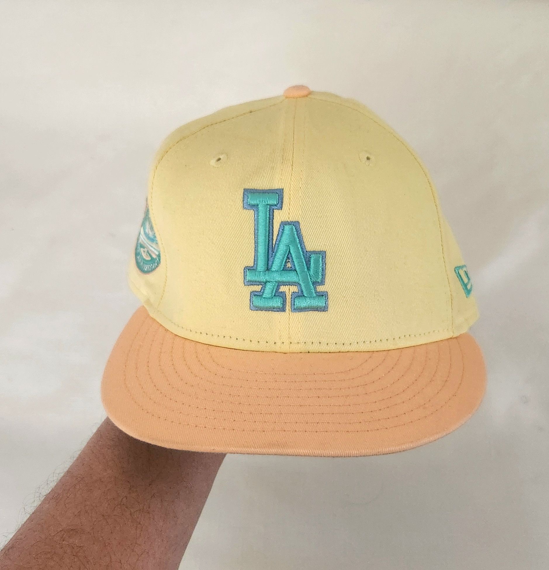 Cooperstown Collection × New Era New Era 59Fifty Hat Cap LA Dodgers MLB Pastel multicolor Size ONE SIZE - 2 Thumbnail