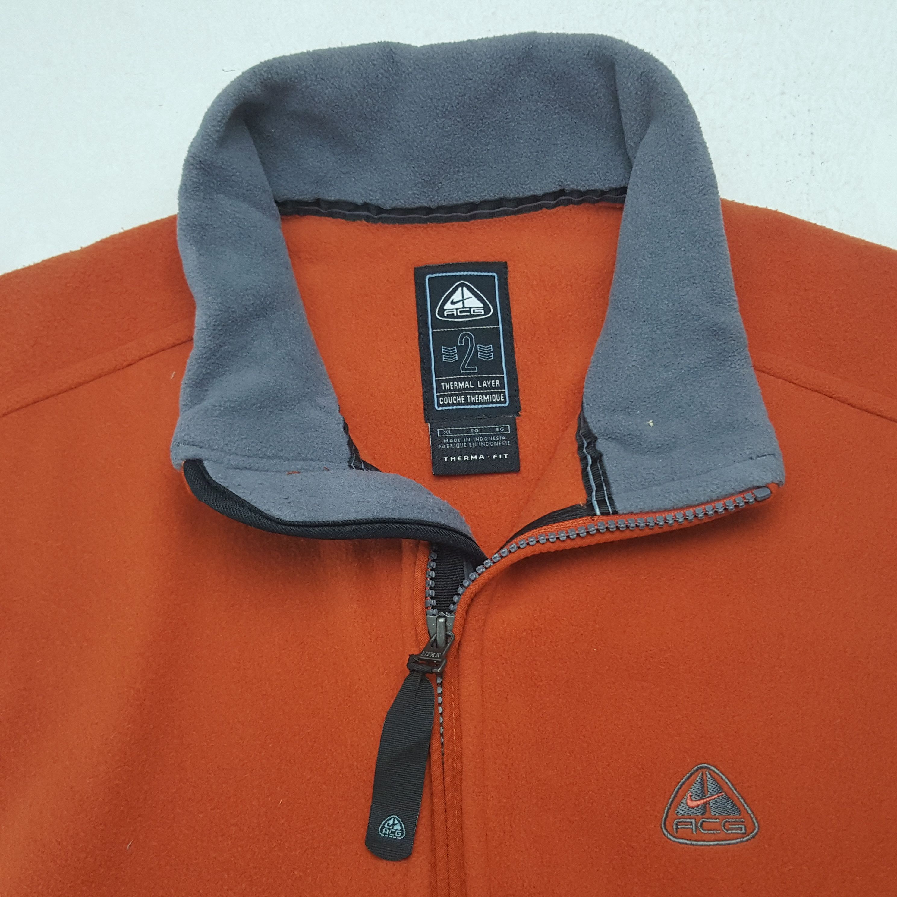 Nike ACG × Vintage Vintage Nike ACG Zipper Velvet Vest Jacket Size US M / EU 48-50 / 2 - 5 Thumbnail