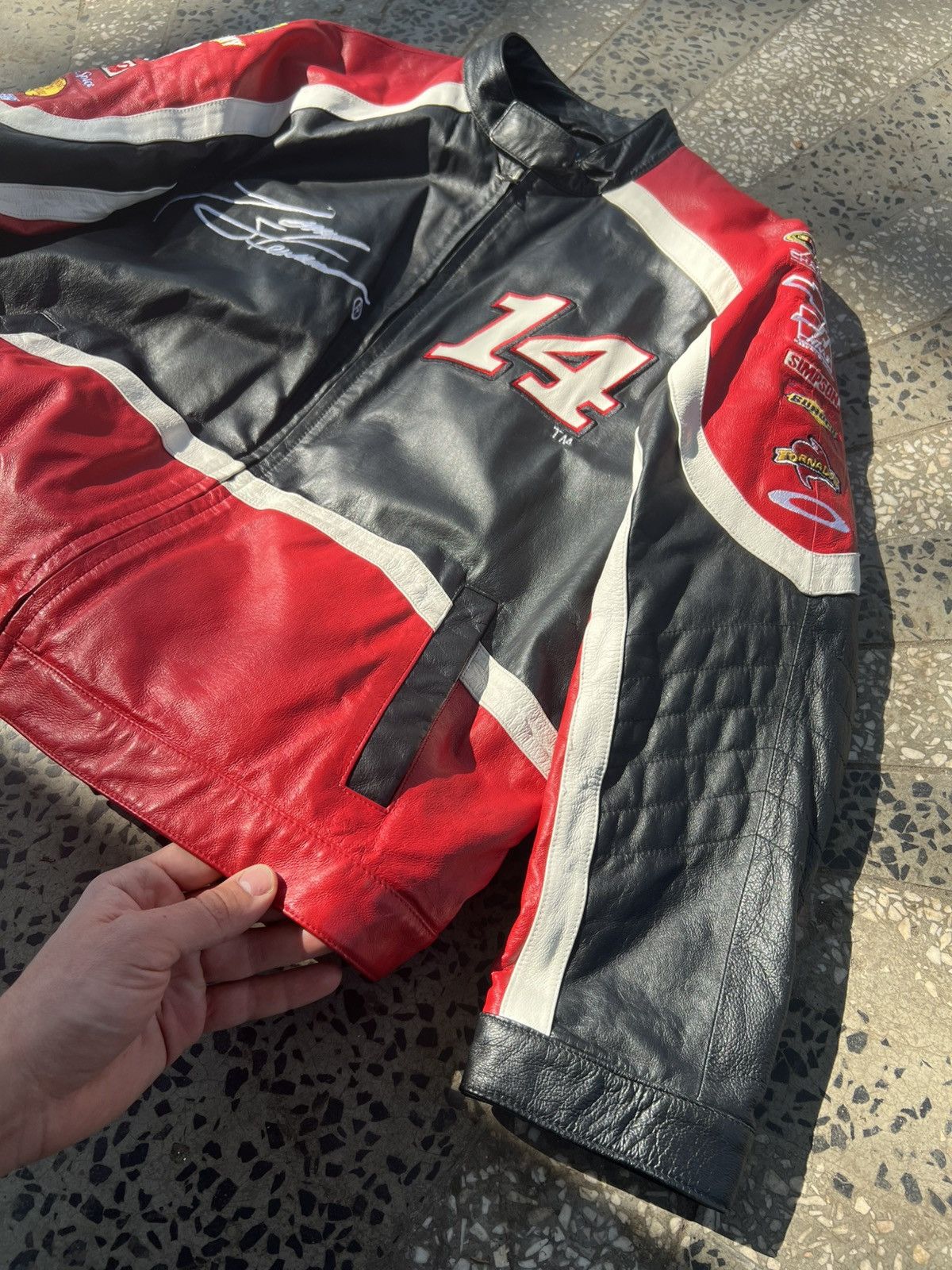 NASCAR × Oakley Nascar Tony Steward 14 Office Depot Racing Jacket Size US XL / EU 56 / 4 - 4 Thumbnail