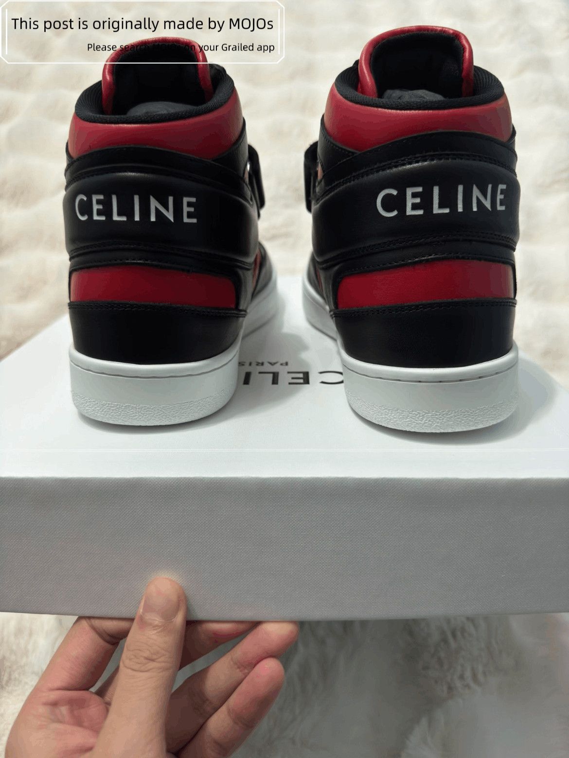 Celine Sz 41 Celine Bred High Sneaker W/ Scratch05 Size US 8 / EU 41 - 4 Thumbnail