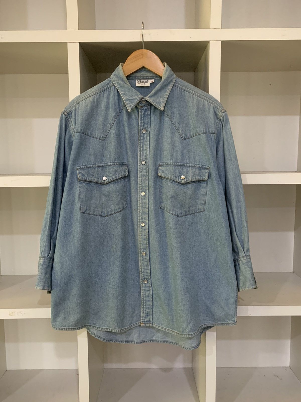 Vintage Vintage ROC Taiwan Denim Jacket Size US M / EU 48-50 / 2 - 2 Thumbnail