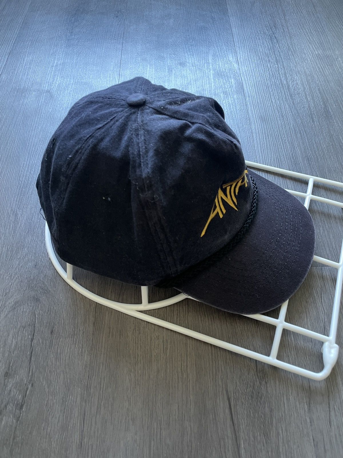 Other Vintage 92’ “Anthrax” Heavy Metal Band Snap Back Hat (Sz.OS) Size ONE SIZE - 2 Thumbnail