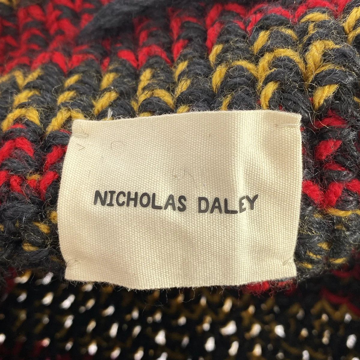 Nicholas Daley Nicholas Daley Hand Crocheted Drawstring Bag Size ONE SIZE - 4 Thumbnail