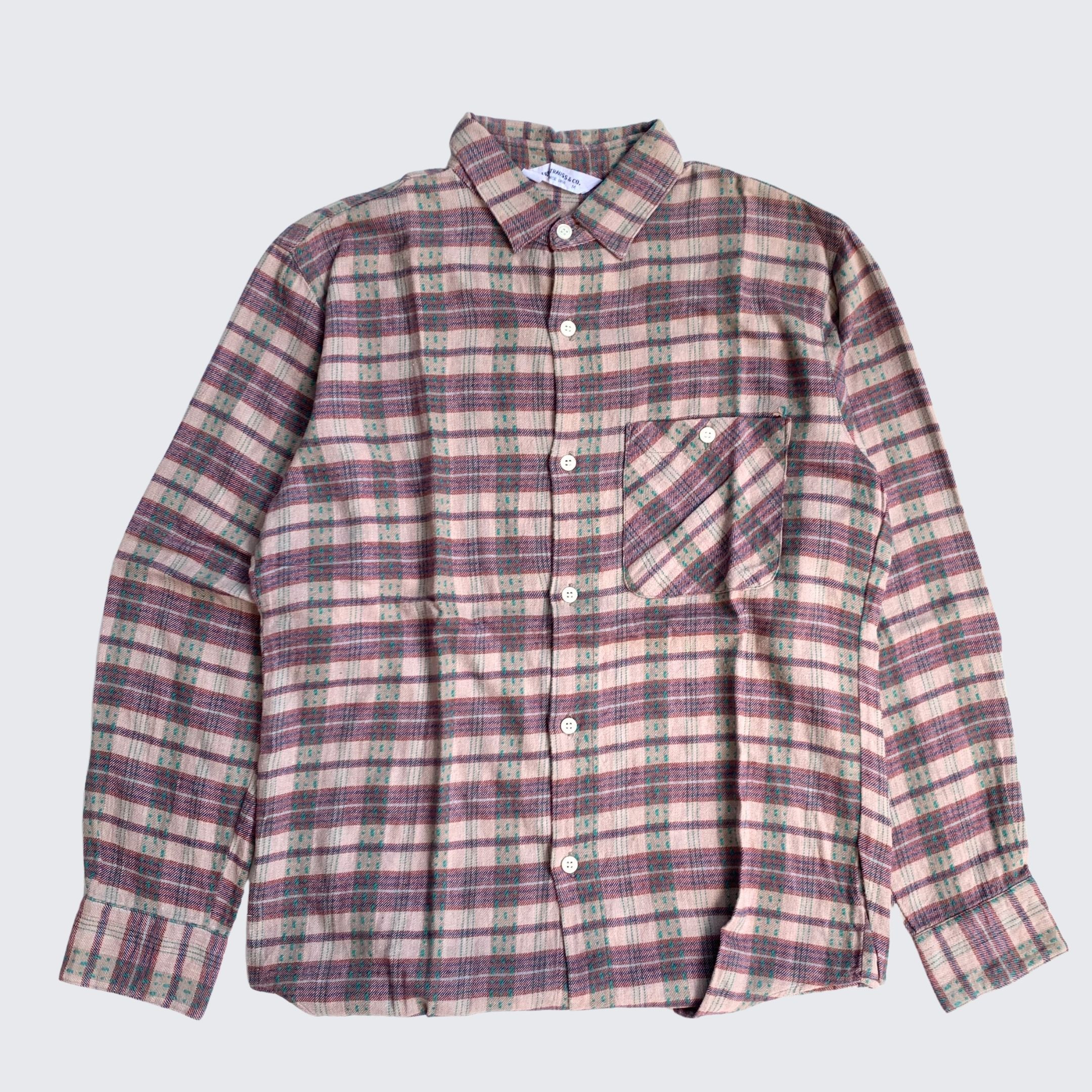 Levi's Vintage Levis Mens Japan Fabric Flannel Longshirt Size US M / EU 48-50 / 2 - 1 Thumbnail