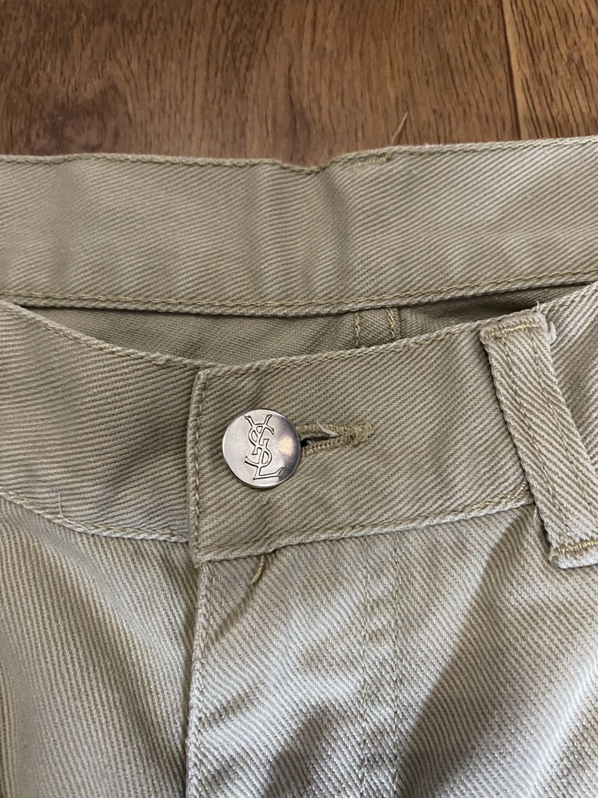Vintage × Yves Saint Laurent Vintage Denim Pants Yves Saint Laurent YSL Jeans Wear Size US 34 / EU 50 - 4 Thumbnail