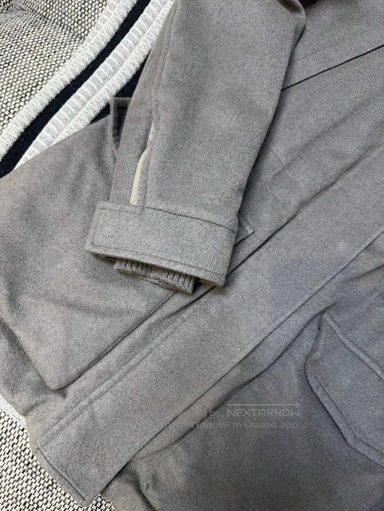 Loro Piana Loro Piana Icery Series Gray Caramel Cashmere Hooded Cotto Size XS / US 0-2 / IT 36-38 - 3 Thumbnail