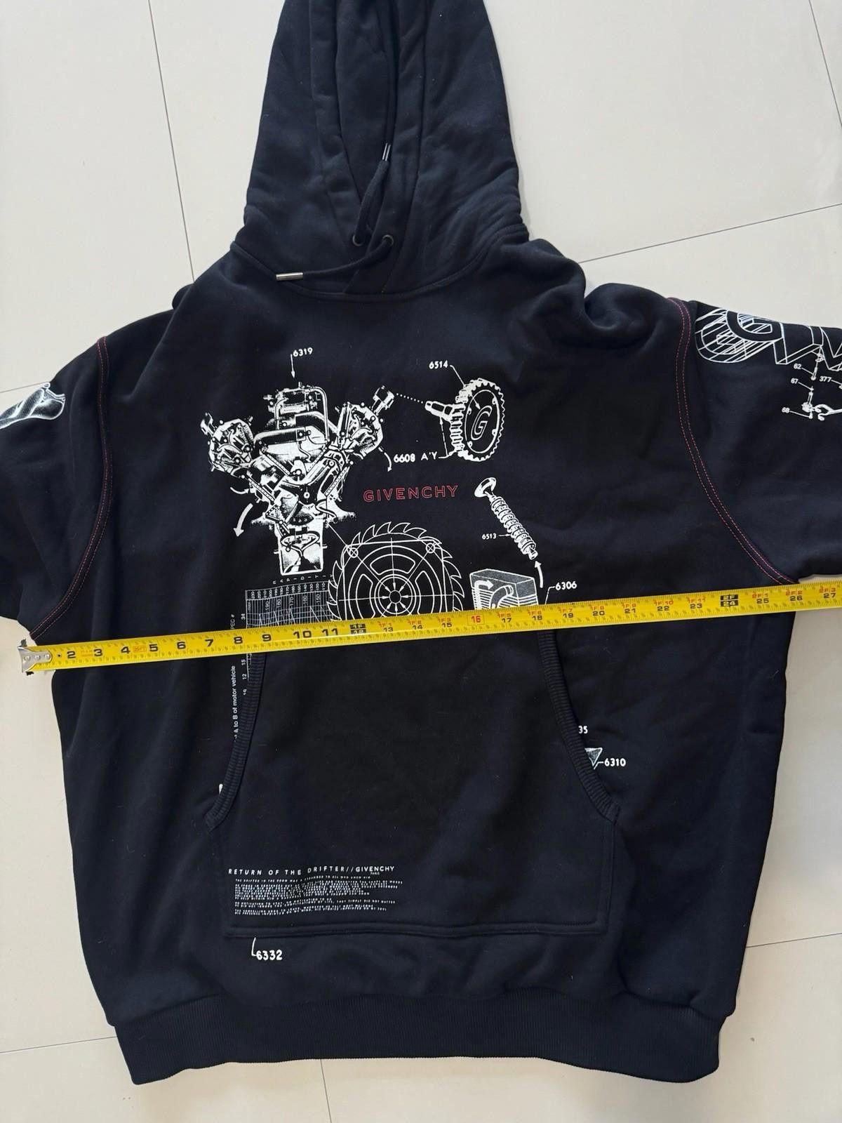 Givenchy Givenchy 'Return of the Drifter' Schematic Hoodie SZ XS Size US XS / EU 42 / 0 - 10 Thumbnail