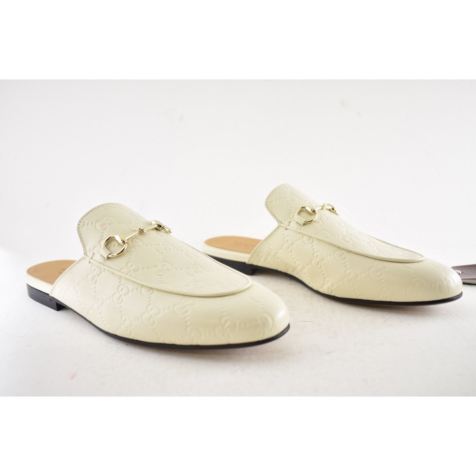 Gucci Gucci Princetown New Ivory GG Monogram Slide Loafer 36.5 Size US 6.5 / IT 36.5 - 4 Thumbnail