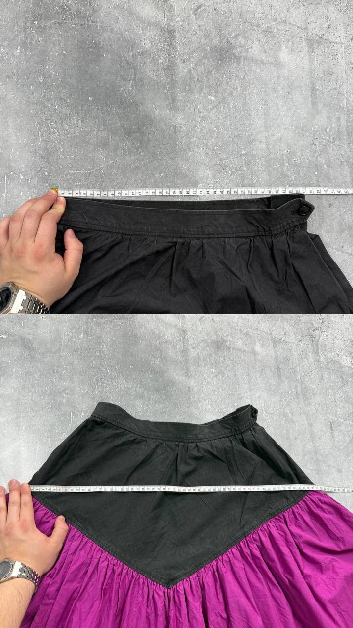 Saint Laurent Paris Vintage 70s Saint Laurent Rive Gauche A-Line Skirt FR 38 Size 27" / US 4 / IT 40 - 22 Thumbnail