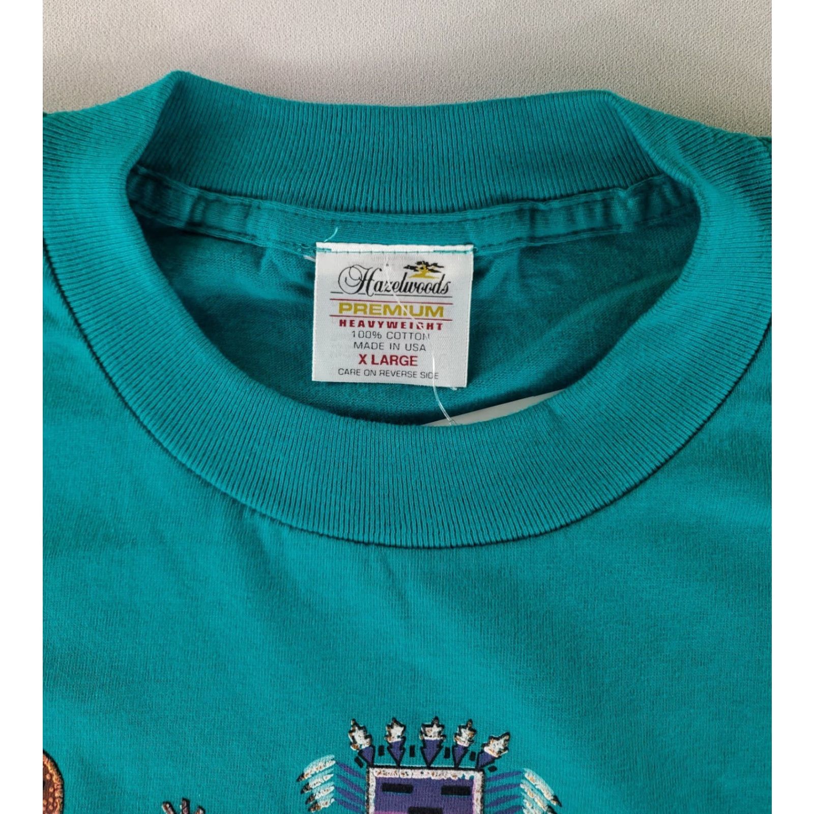 Vintage VINTAGE Hazelwoods Premium Heavyweight VTG 90s Single Stitch T Shirt Phoenix Mens XL NWT Green Shirt Mens XL Size US XL / EU 56 / 4 - 3 Thumbnail