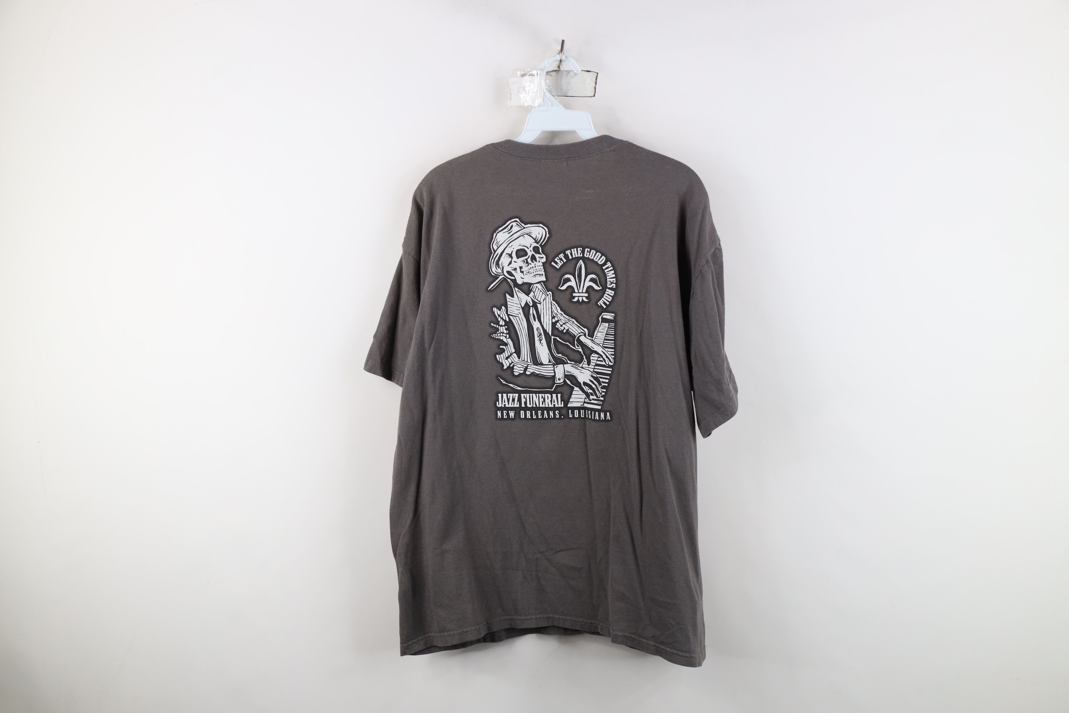 Vintage Vintage Y2K Streetwear Good Times Roll Jazz Funeral T-Shirt Size US L / EU 52-54 / 3 - 13 Thumbnail