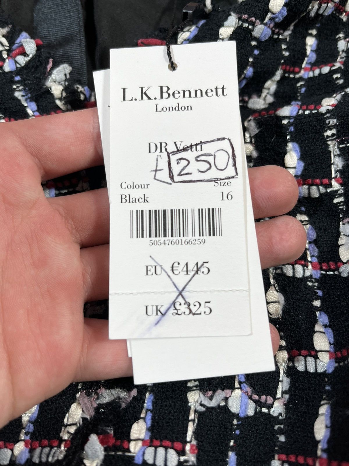 LK Bennett LINTON For LK Bennett London Tweed Dress Size XL / US 12-14 / IT 48-50 - 7 Thumbnail