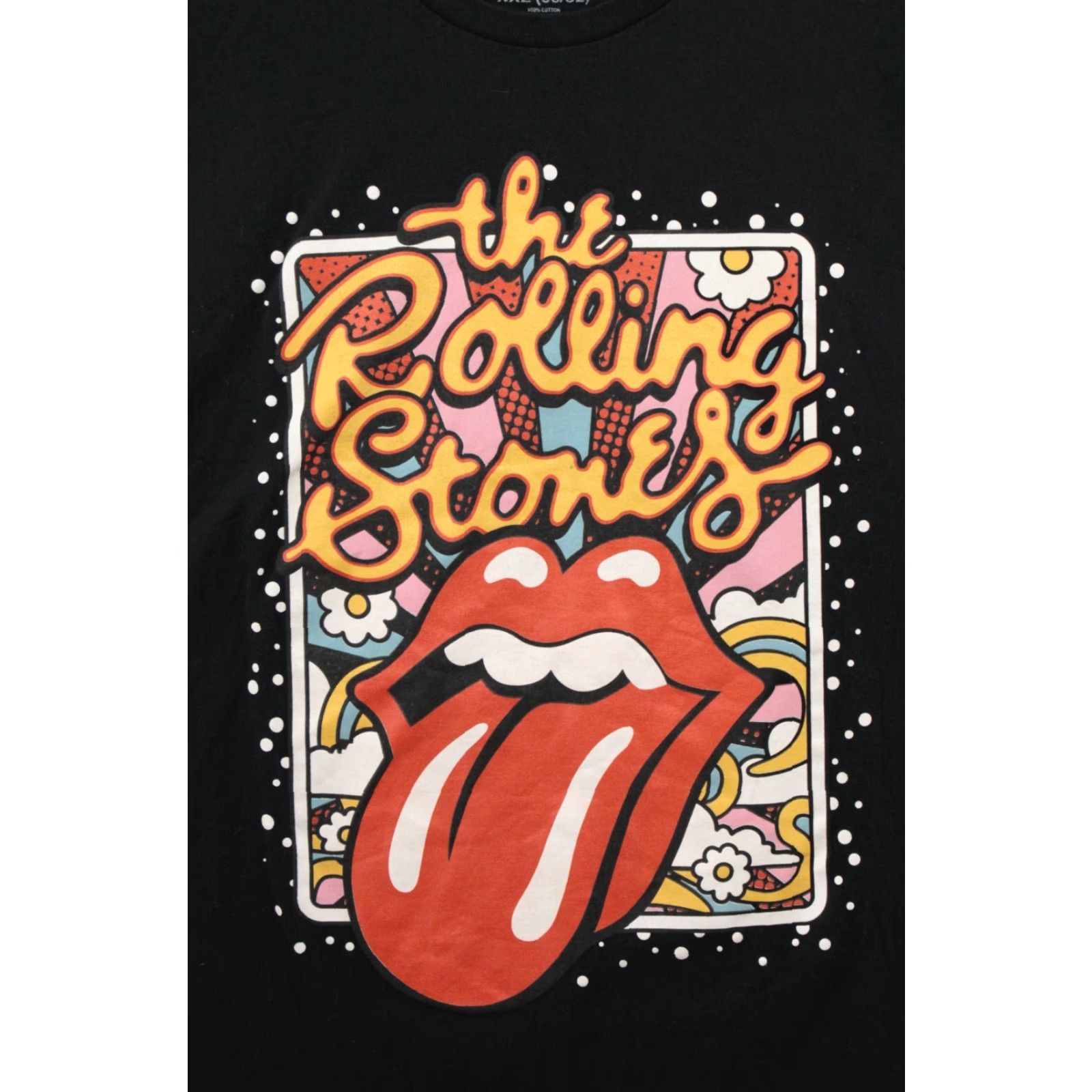 Vintage The Rolling Stones T-Shirt Men 2XL Black 50/52 Crew Neck 100% Cotton Graphics Size US XXL / EU 58 / 5 - 2 Thumbnail