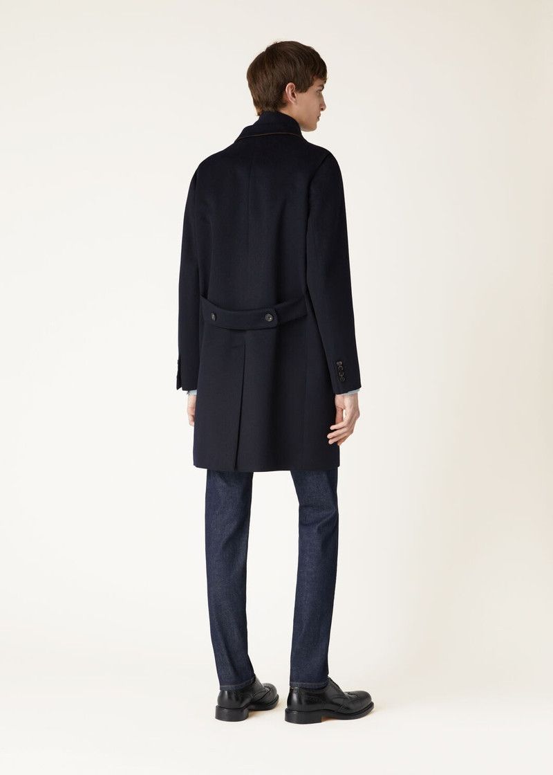 Loro Piana o1w1db10226 FAN1955 Martingala Coat in Navy Blue Size US M / EU 48-50 / 2 - 5 Thumbnail
