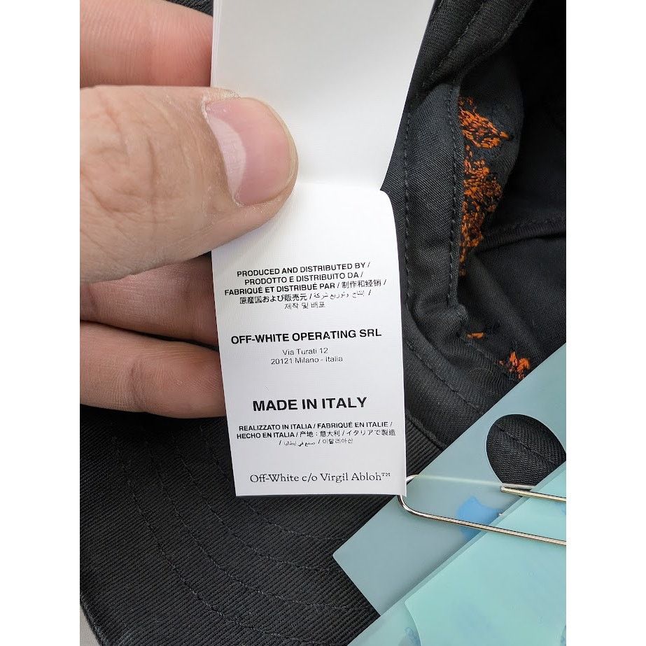 Off-White o1rshd1 Q:3 / Size: OS / Neen Baseball Cap / Hat in Black Size ONE SIZE - 17 Thumbnail