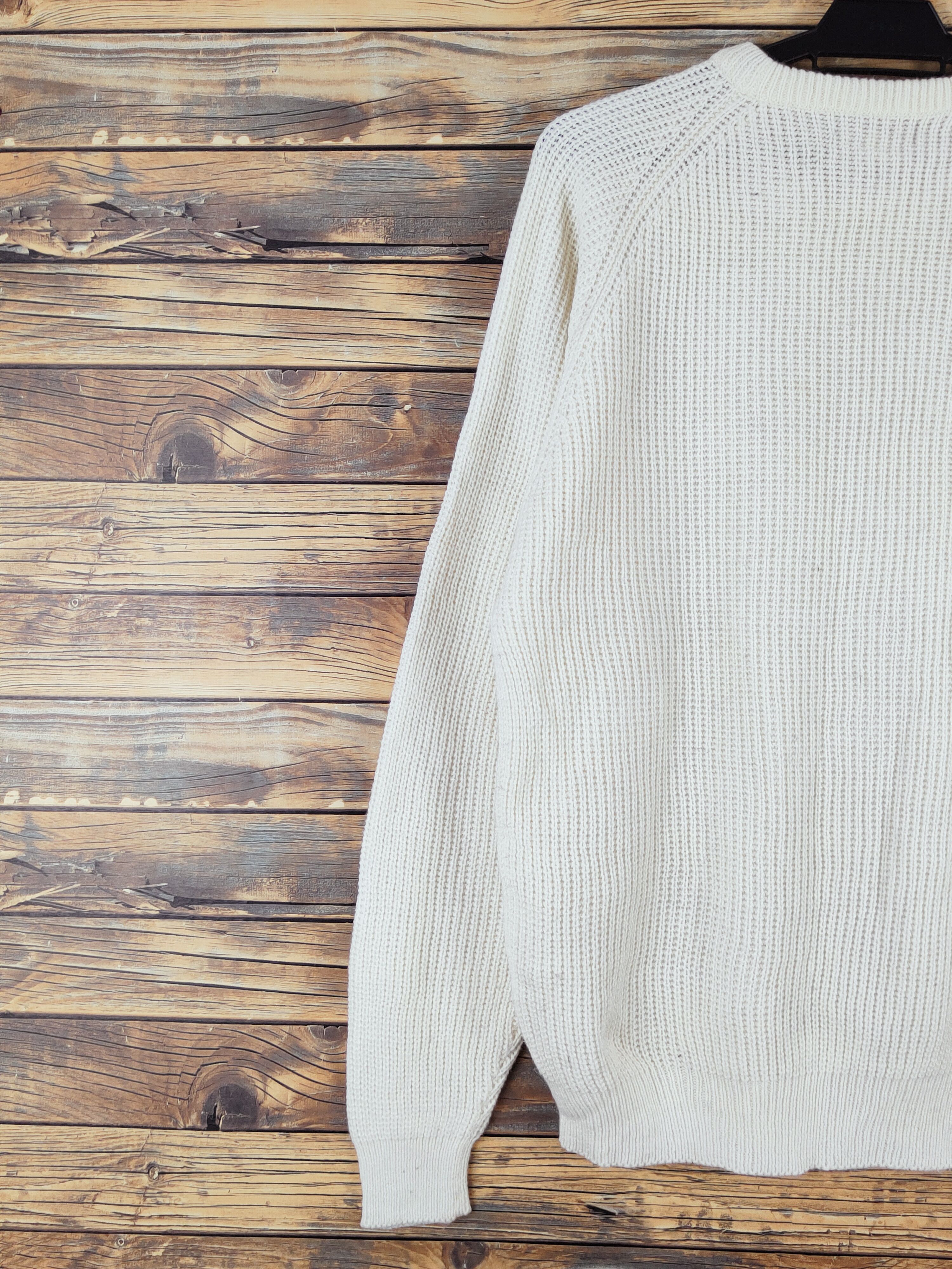 Japanese Brand Sold Out Ivory Knitwear Sweatshirts #W991 Size M / US 6-8 / IT 42-44 - 8 Thumbnail