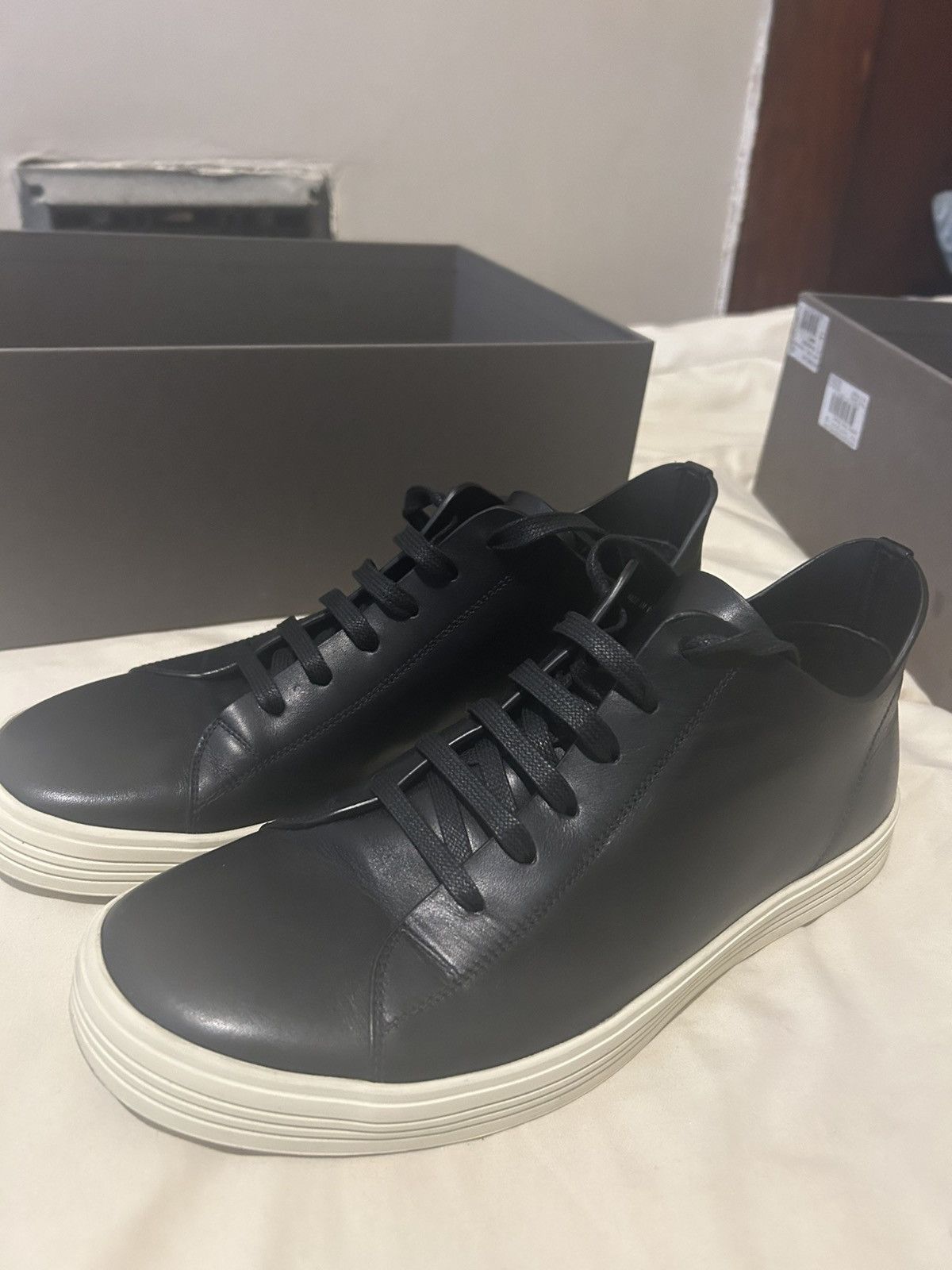 Rick Owens Rick Owens Mastodon low sneaks EXTREMELY RARE Size US 9 / EU 42 - 1 Thumbnail
