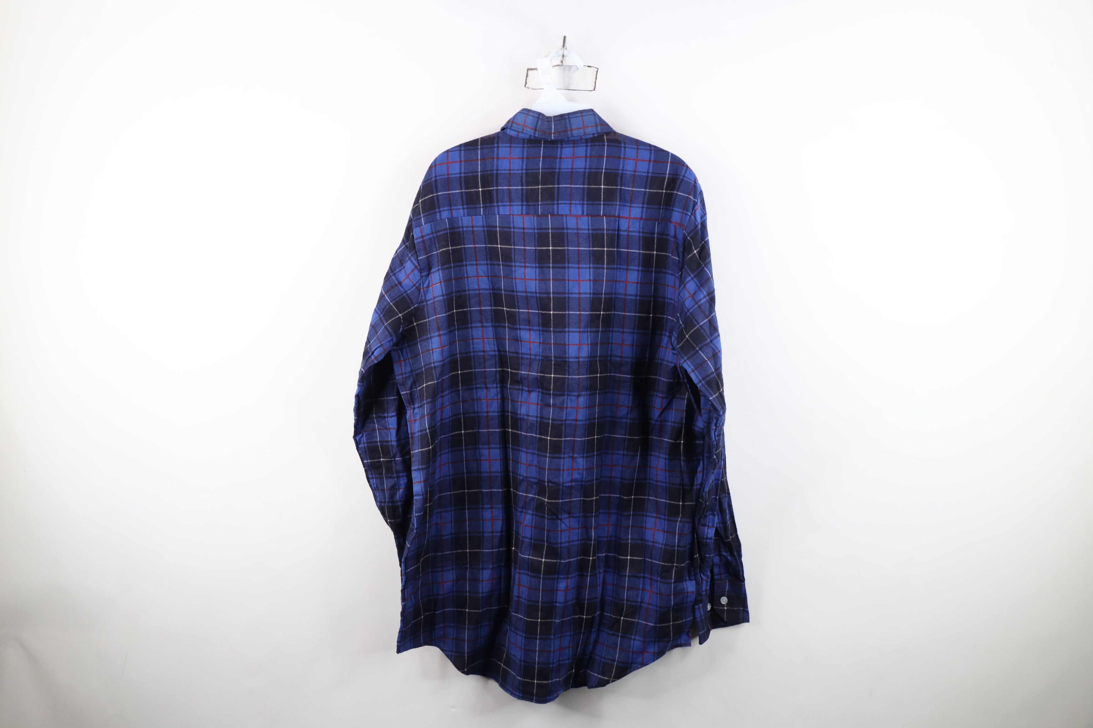 Vintage Deadstock Vintage 70s Streetwear Flannel Button Shirt Plaid Size US L / EU 52-54 / 3 - 12 Thumbnail