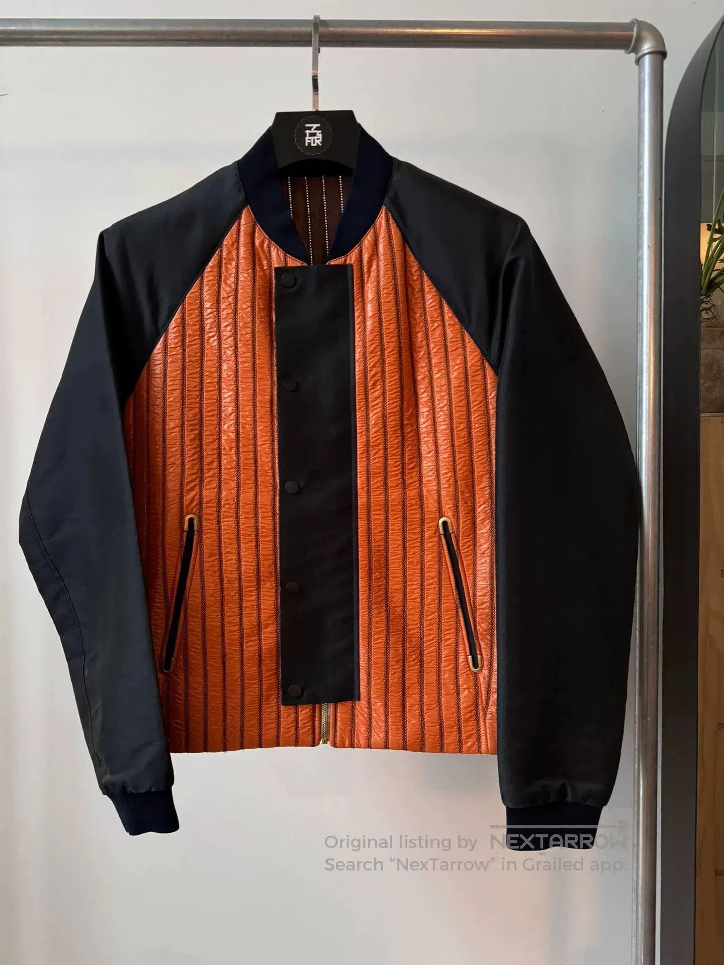 Balenciaga Balenciaga Orange Quilted Jacket. Size US M / EU 48-50 / 2 - 1 Thumbnail