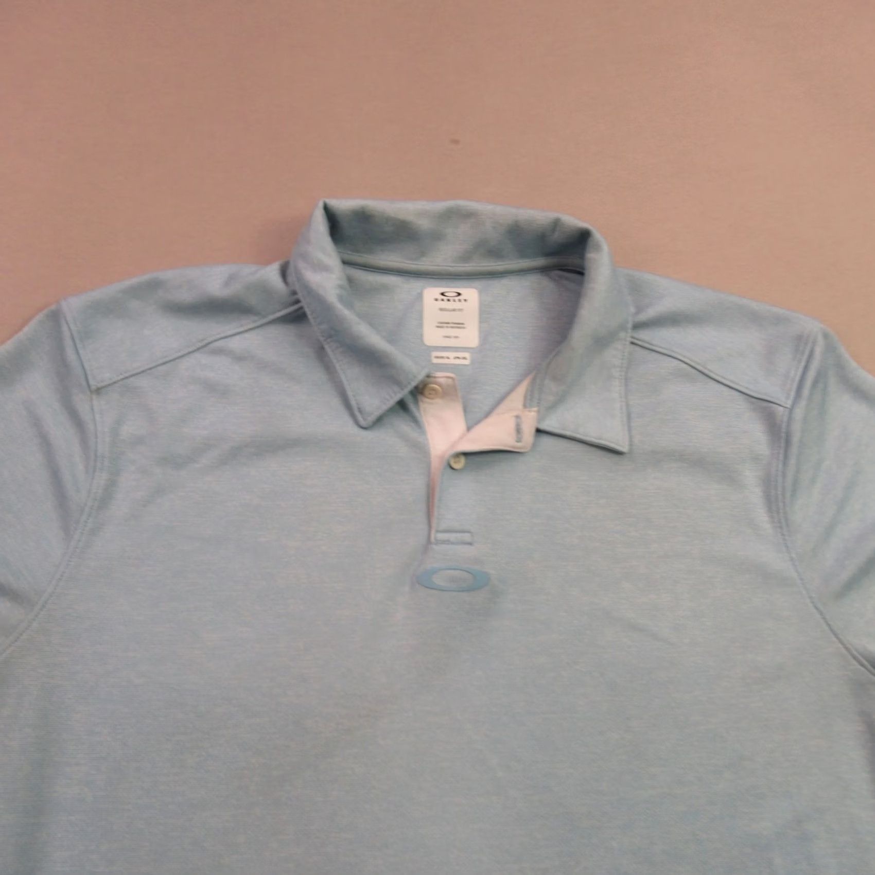 Oakley Oakley Polo Shirt Mens XL Short Sleeve Golfing Lightweight Regular Fit Blue Size US XL / EU 56 / 4 - 3 Thumbnail