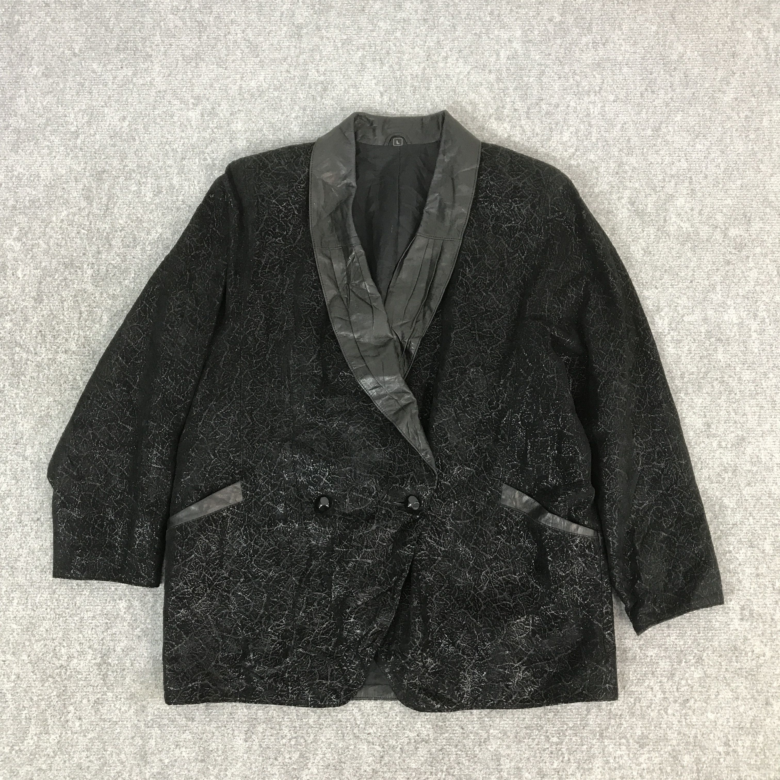 Japanese Brand PARTINA TOKYO FUR LEATHER JACKET JAPAN K61B9 Size US L / EU 52-54 / 3 - 1 Thumbnail
